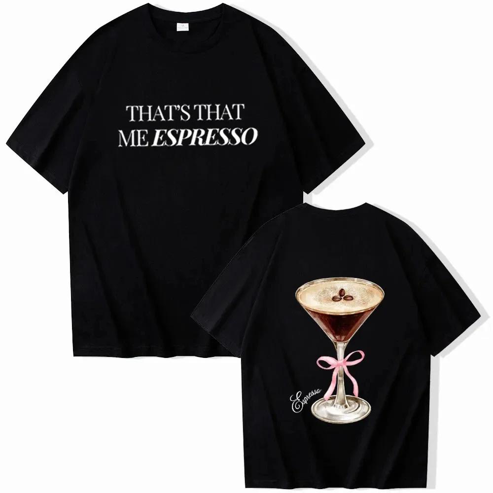 Merch Harajuku Sleeve Shirts Women Clothing Sabrina Carpenter Espresso Album T-Shirts Sabrina Carpente