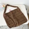 Knitted Mobile Phone Bag For Women In Spring And Autumn Cute Cartoon Versatile One Shoulder Diagonal Cross Bag Travel Coin Purse Small Handbag