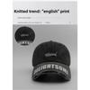 Meimeier Vintage american distressed washed baseball cap - women's spring/autumn letter patch versatile face-slimming duckbill cap