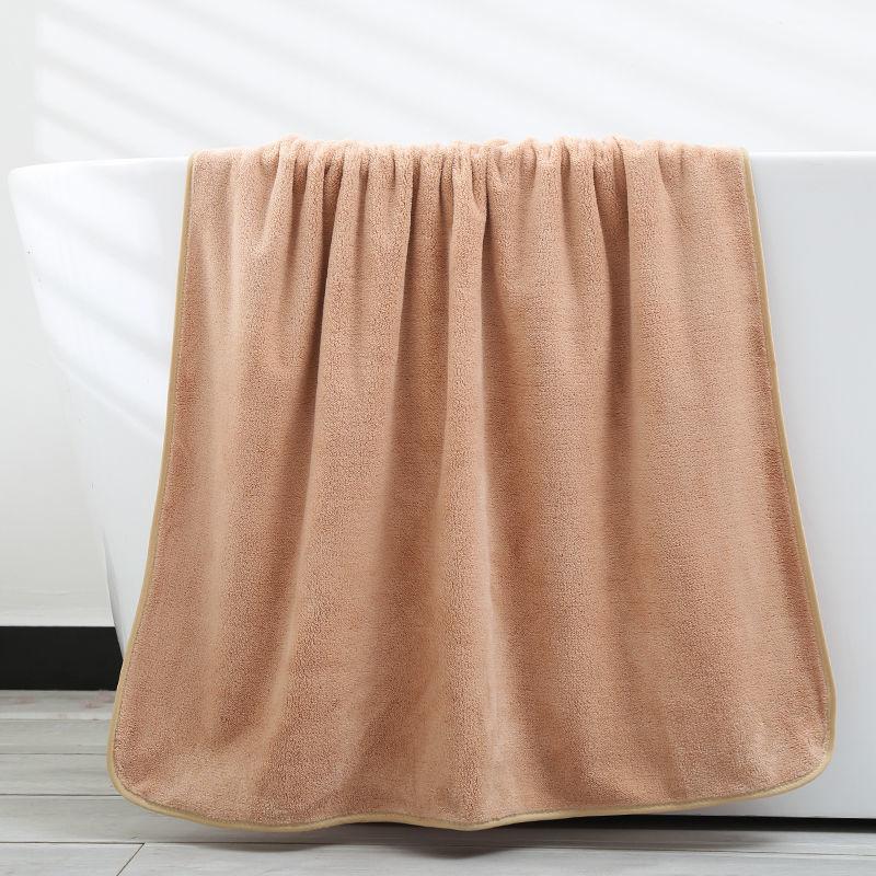 WTEMPO Bath Towel Absorbs Water and Does Not Shed Hair Thickening To Increase Coral Fleece Student Adult Home