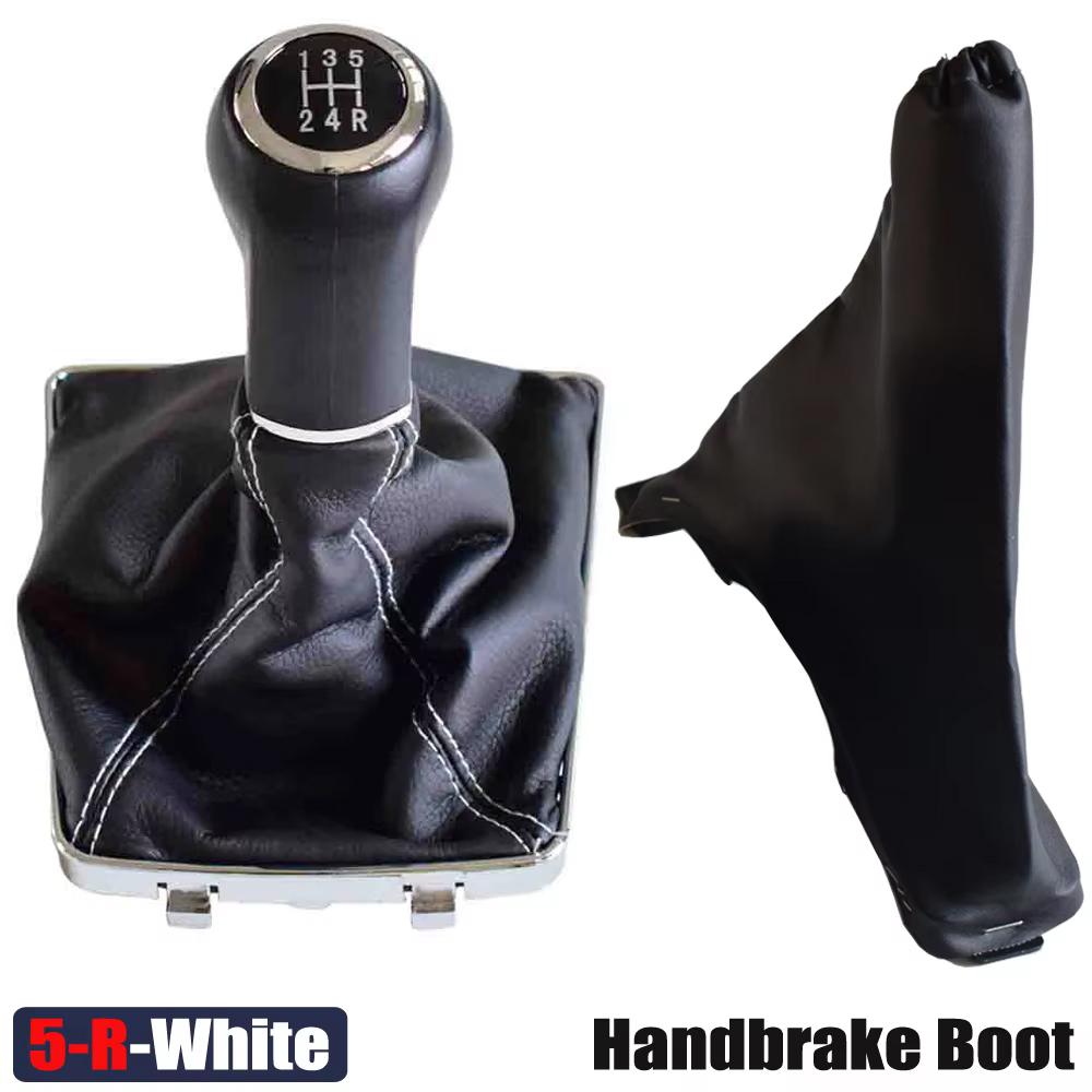 Fit For VAUXHALL OPEL ASTRA III H 1.6 2004-2010 Manual 5 6 Speed Gear Stick Lever Knob Shifter With Leather Dust-Proof Cover