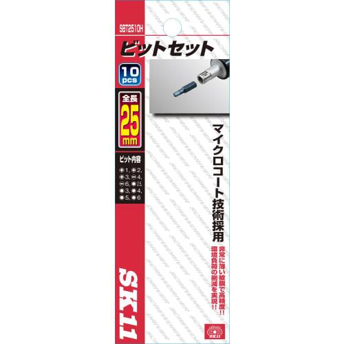 SK11 (SK11) Sada bitů 25mm 10ks SBT2510H