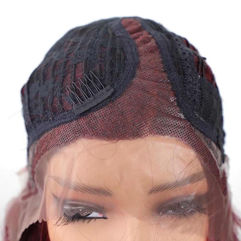 Front Lace Wig European American Female Preference Medium To Long Straight Hair Synthetic Headband Xuchang