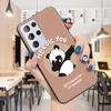 Shockproof Soft Case Fashion Cute Panda Casing Girls Boys Lovely Soft TPU Silicone Phone Case Cover for Samsung