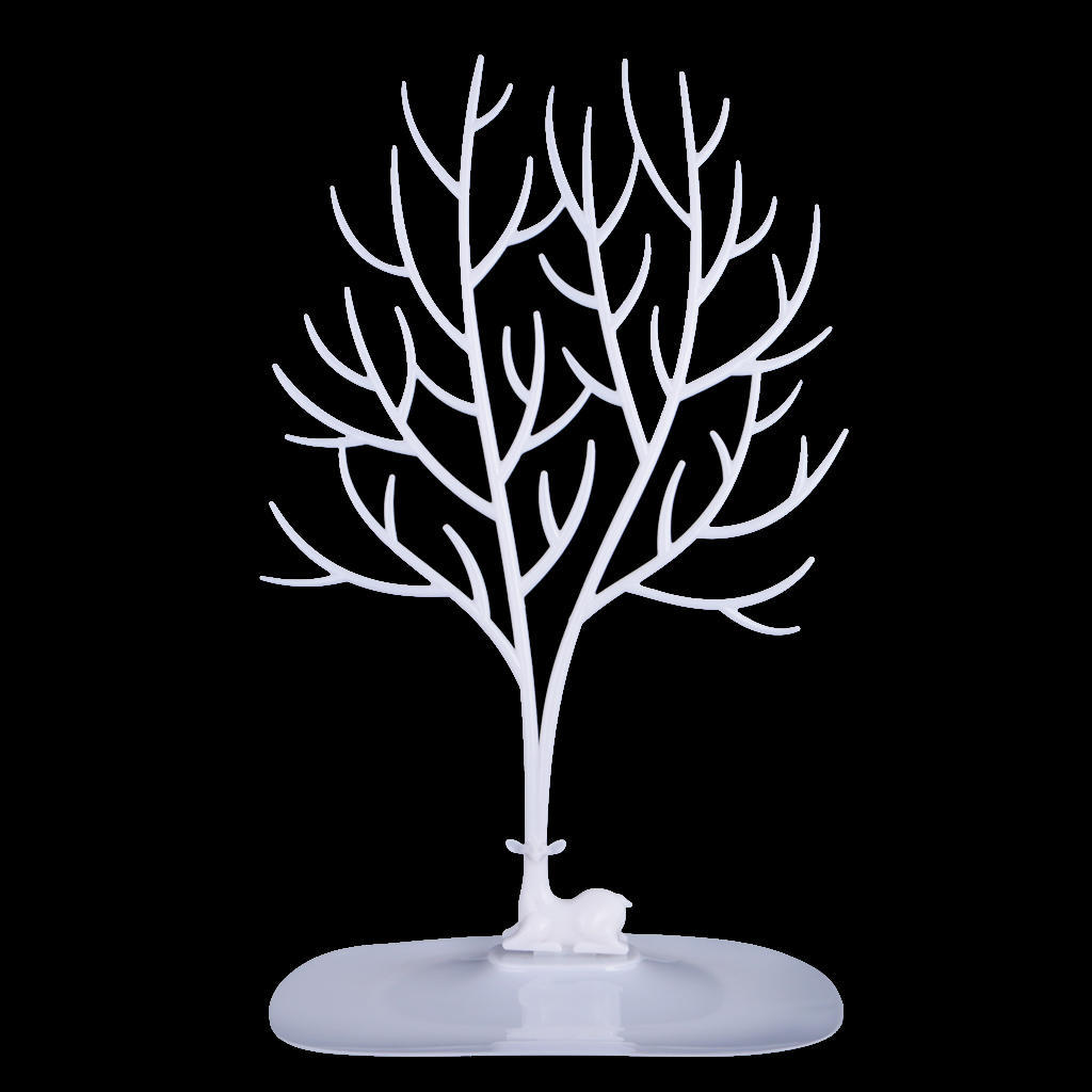 Smycken Visa Deer Antler Tree Design Armband Halsband Hållare Stand