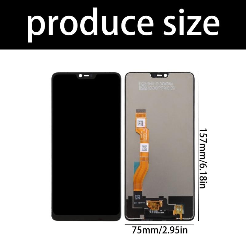 LCD Screen and Digitizer Full Assembly with Repair Tool for F7 Mobile Phone Replacement LCD Digitizer