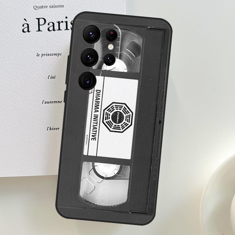 Retro VHS Tape Phone Case For Samsung Galaxy S25 Ultra S9 S10 S20 S21 S22 S23 S24 Plus S24 FE Cover Shell