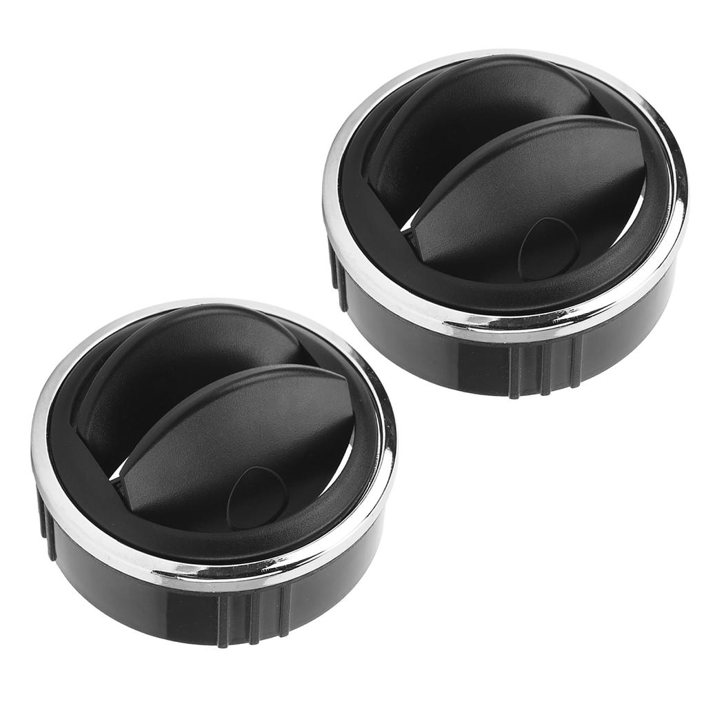 RV Air Conditioner Vent 2 Pcs Adjustable Roof Round Vent Ventilation Outlet for Car Yacht Bus Truck