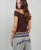 ASIF CALIE Contrast Rib Waist Sweat Pants Melangegray