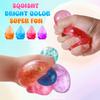Squishy Tropfen Fidget Spielzeug Stressabbau Sensorisches Spielzeug für Erwachsene Kinder Autismus ADHS, I-Würfel Form Handübung Stressball Geschenke