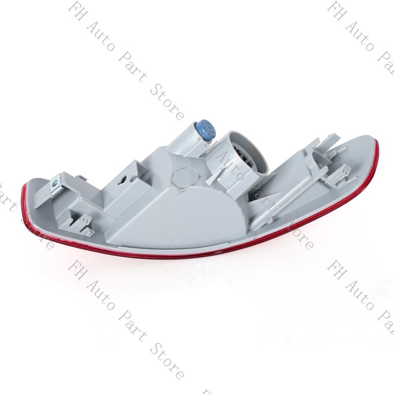 For Citroen C-crosser / Peugeot 4007 2007-2012 Rear Bumper Brake Light Cover Tail Warming Turn Signal Reflector Fog Lamp No Bulb