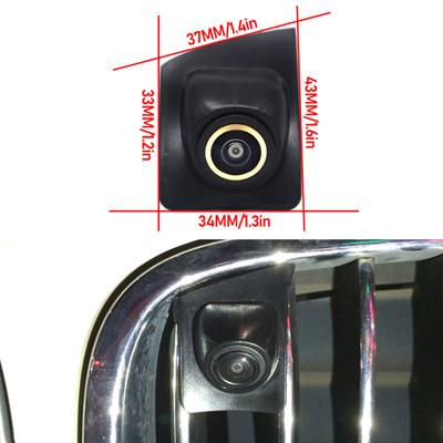 Cámara de Visión Frontal para Coche Visión Nocturna HD Impermeable Gran Angular Área de Punto Ciego Cámara de Estacionamiento Para BMW 7 F01 F02 F03 F04 2008~2015