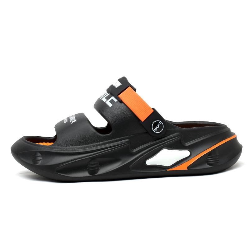 

Мужские уличные сандалии, тапочки, пляжные, удобные, толстые, мягкие, сабо, дизайн, мужская повседневная обувь, садовая обувь, мужские и женские пляжные тапочки 36-37