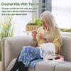 Beginner Crochet Kit For Adults And Kids, Learn To Crochet Kits 58 Piece Crochet Set With Crochet Yarn And Crochet Hook Set