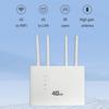 US/EU Plug WiFi Router 150Mbps Networking Modem External Antenna SIM Card 4G Wireless Router 4 Network Ports for Home Office