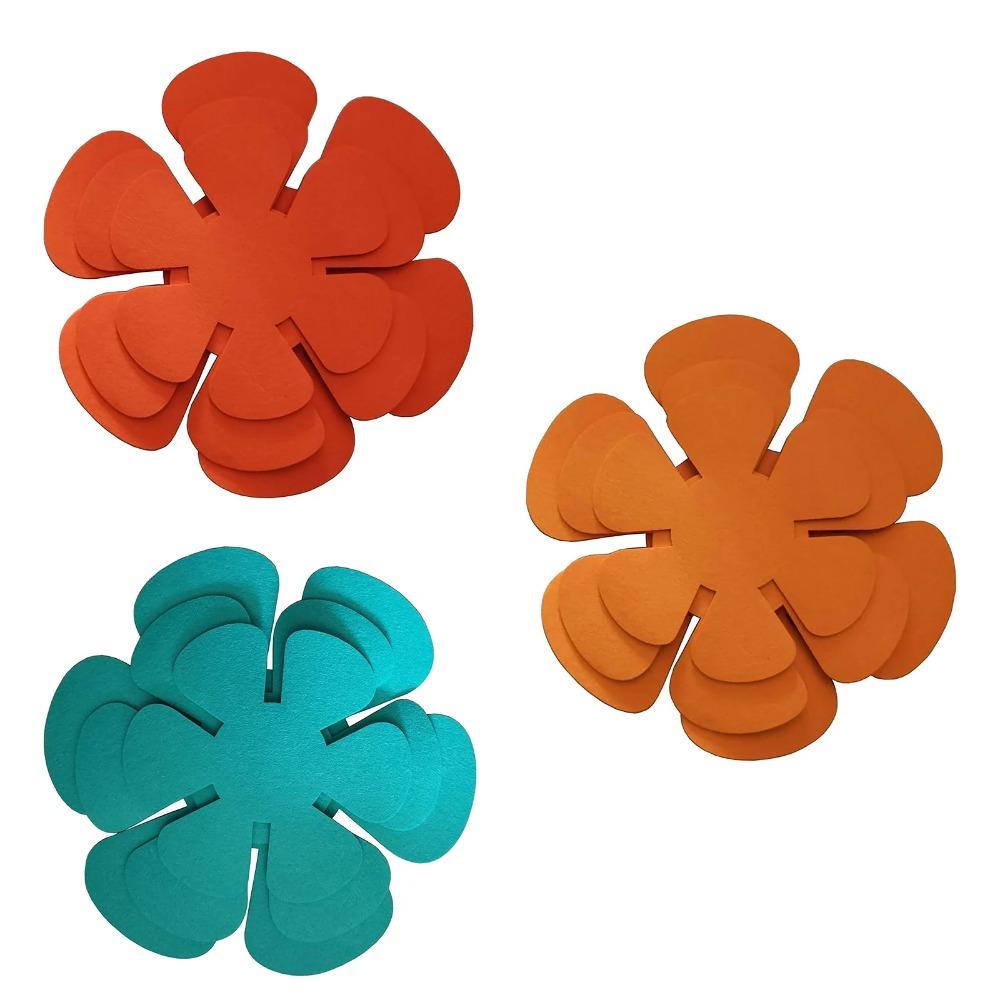 

12 шт. Фетрові захисні прокладки для каструль і сковорідок Захист від подряпин Антипригарні роздільні прокладки Захист дна сковороди Теплоізоляція Захист кухонного посуду Інструмент червоний