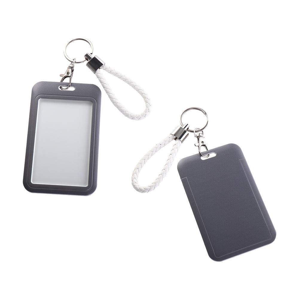 Men School Supplies Work Card Key Chain Business Credit Card ID Card Holders Bus Card Cover Badge Holders ID Card Protective