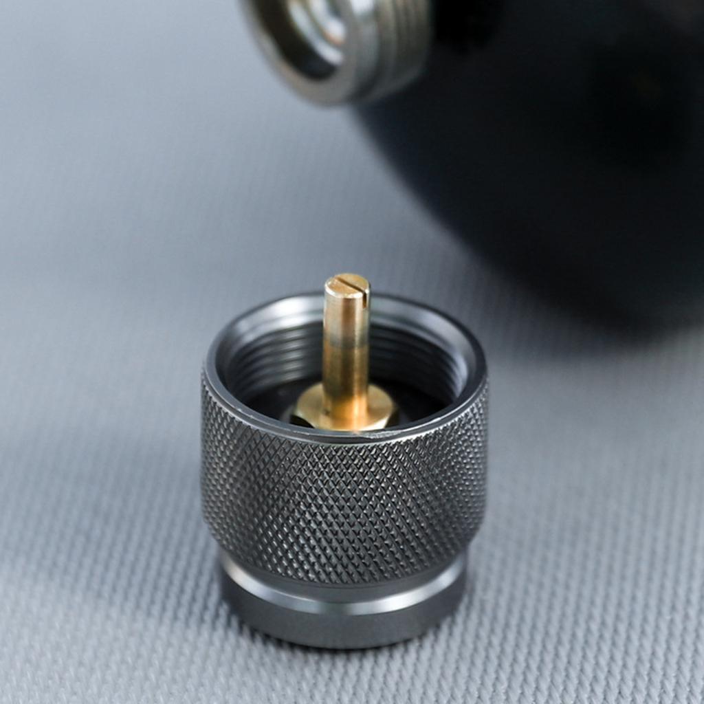 High Pressures Alloys Gas Tanks Adapters Quickly Connect Camping Fuels Adapters Outdoor Cooking Essential