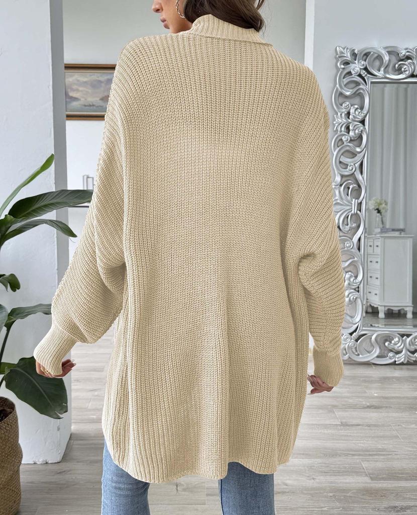 2026 Women's Versatile Loose Knit Cardigan - Simple, Stylish, Multi-color Top