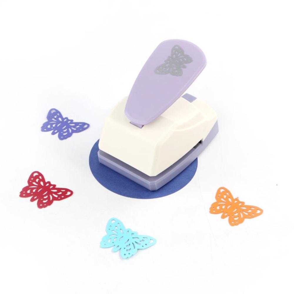 Cutting Craft Embossing Machine Hole Puncher Embossing Punches Butterfly Hole Puncher  DIY Craft Style D