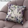 Aquarell Lila Floral Kissenbezüge Muster Kissenbezug Geeignet für Sofa Schlafzimmer Auto Kissenbezug