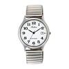 [Citizen Q&Q] Montre Analogique Étanche Date Bracelet Métal D014-204 Homme Blanc