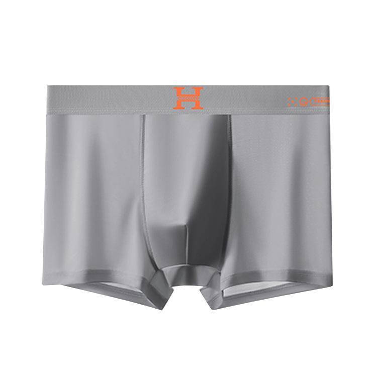 Men's Underwear Breathable Crotch Ice Silk Flat Corner Underwear Men's Four Corner Shorts