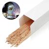 Phosphor Copper Welding Rods Flat Copper Electrode Welder Wire Self Fluxing Tube Brazing Soldering Stick For Mechanical Repair