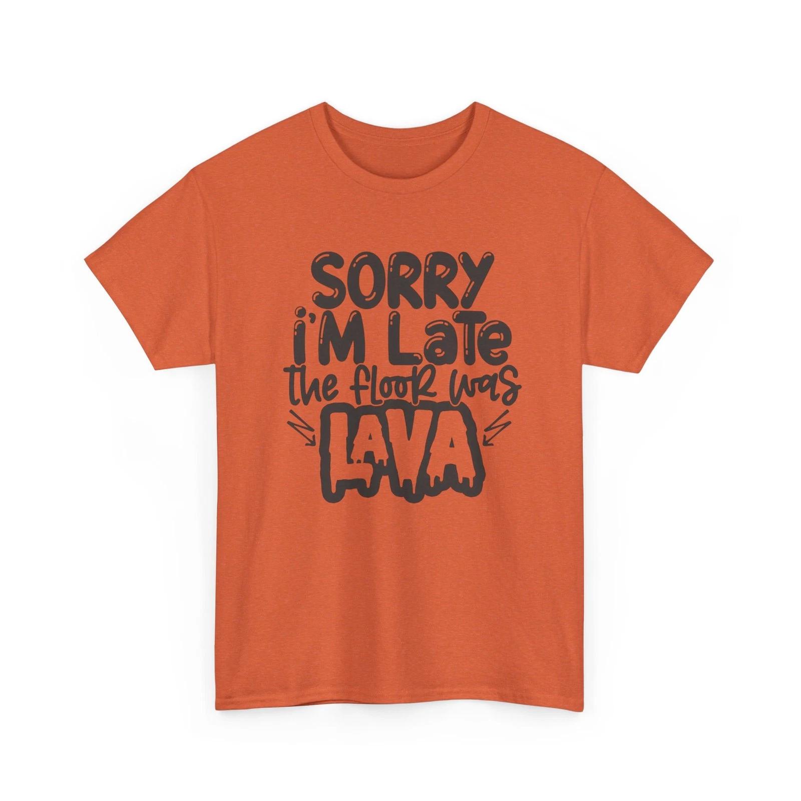 

The Floor Was Lava Graphic T Shirt Unisex Heavy Cotton Tee XL