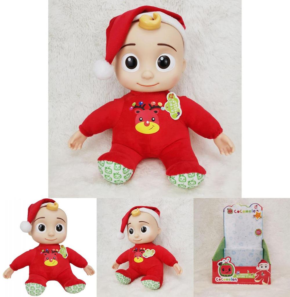 Delightful Christmas Cocomelon Pvc Doll Sing Music Box With Nine Kinds Of Music Jojo