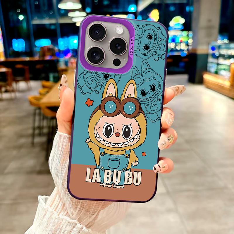 

Модный чехол в милом и механическом стиле от Labubu для iPhone 7 X 11 12 13 14 15 16 серий, для Samsung серий A12 A23 A54 S21 S22 S23 S24 S25... Samsung Galaxy A52s 5G фиолетовый