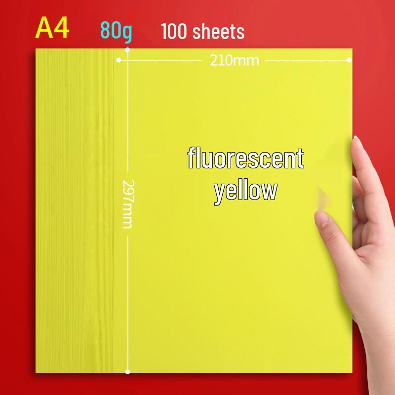 A4 Colored Printing and Origami Paper - 10 Colors