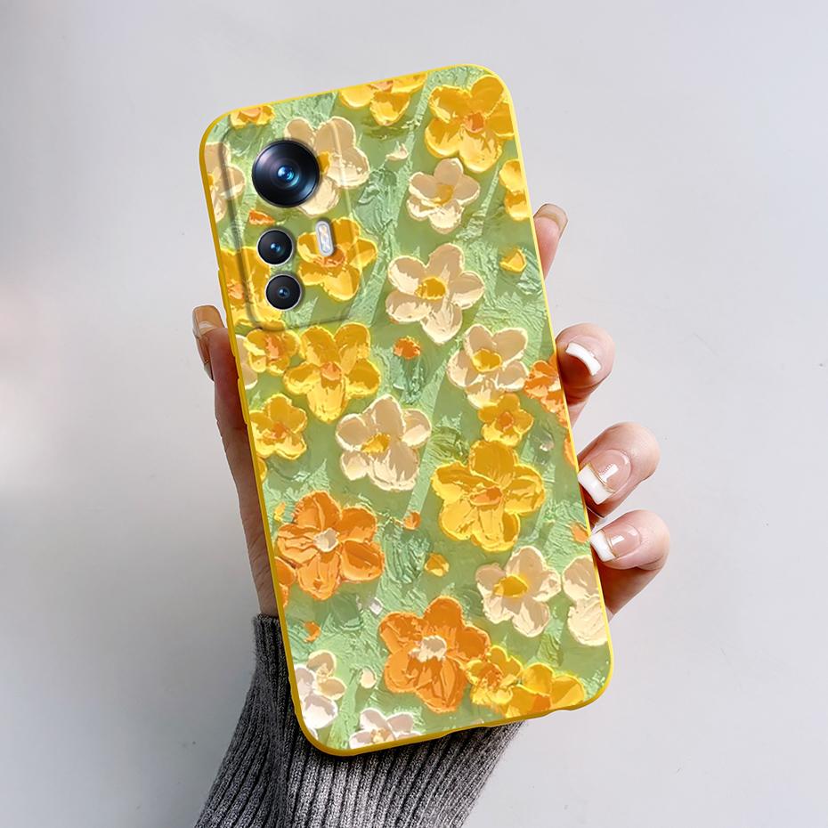 For Xiaomi Mi 12T 12 T Pro Case Cute Panda Liquid Silicone Phone Cases For Xiaomi Mi 12T 12 Mi12 T 12X Lite Pro Soft Cover Case