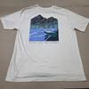 Seek The Outdoors Canoe Graphic Mountains and Isles Mens L White T-Shirt Unisex T-Shirt