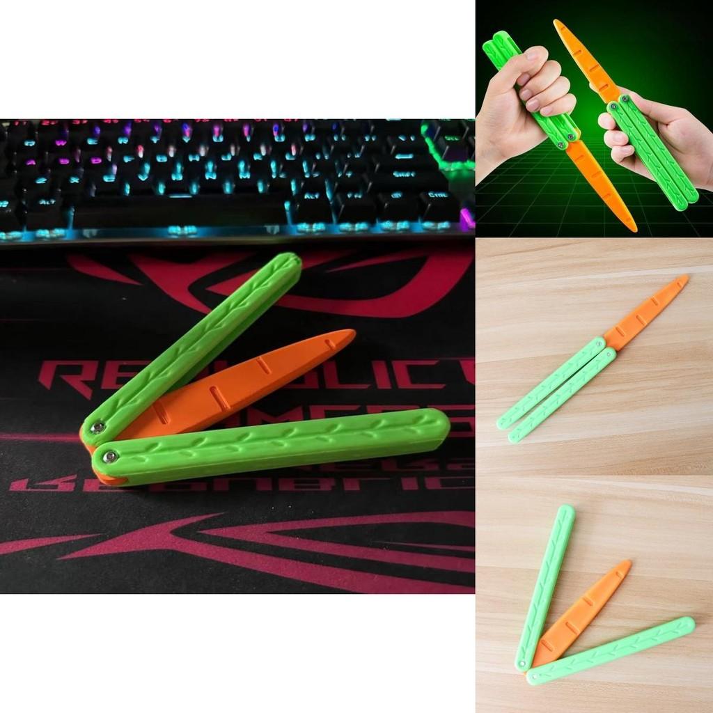 Creative Gravity Carrot Night Glow Design Extra Large Butterfly Stress Relief Toy