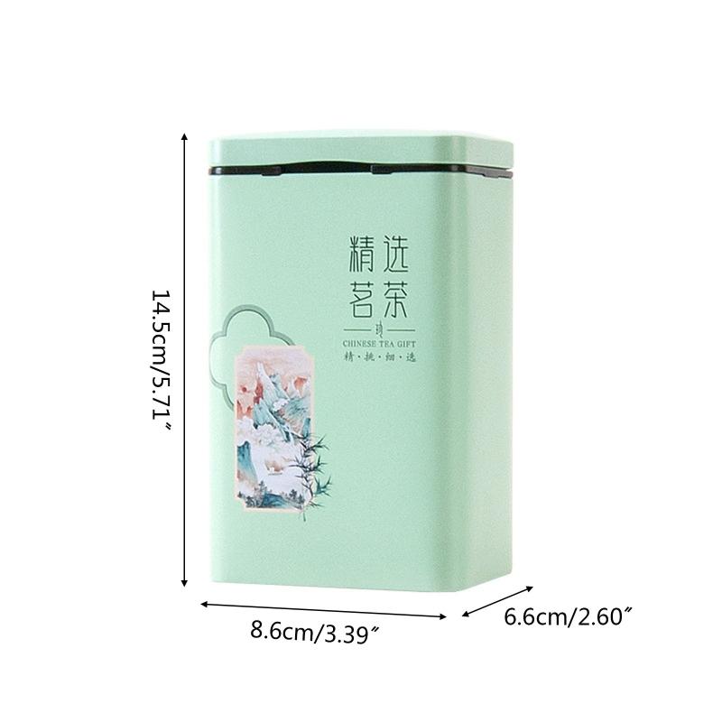 Teedose Metallblechdosen Leere Blechdose Kaffee Gewürzdose Metallkräuterglas Kleine Küchenbehälter für Kaffee Zucker Süßigkeiten