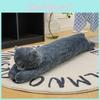 Lazy Blue Cat Long Body Pillow Soft Plush Toy For Girls And Teens Special Characters Included