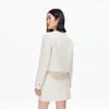 Veromoda Women's Textured Sequin Wool Blend Jacket
