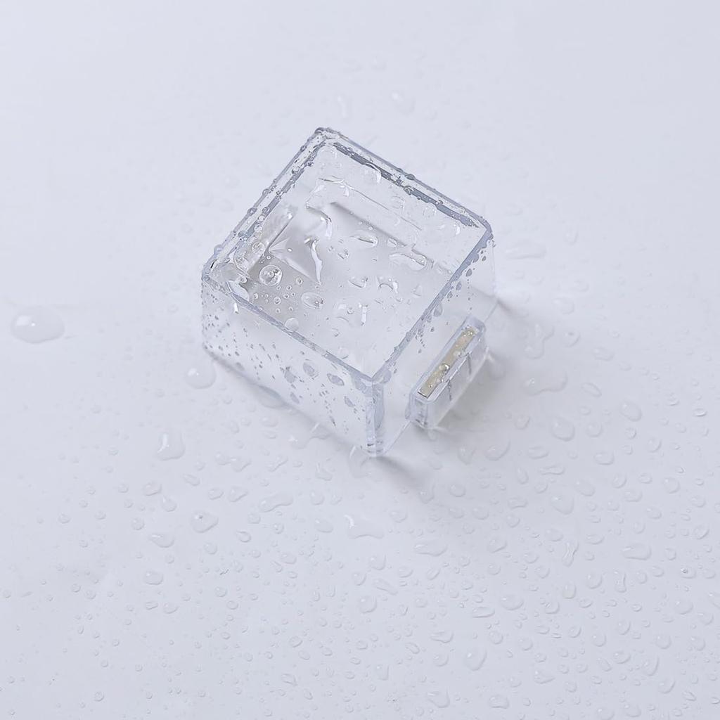 Cubierta de interruptor antimanipulación (imán), PC cuadrado, transparente, 64x64x42mm (Dimensiones externas), con imán para cubrir el interruptor. [Contenido] 1 pieza