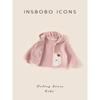 Insbobo Girls' Coat 2025 Winter New Thickened Warm Children's Winter Clothing for Girls Trendy Thickened Top