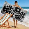 Rolling black dice artistry Print beach towel, quick drying, suitable for travel, outdoor sports, jogging, the beach and swimming, gift