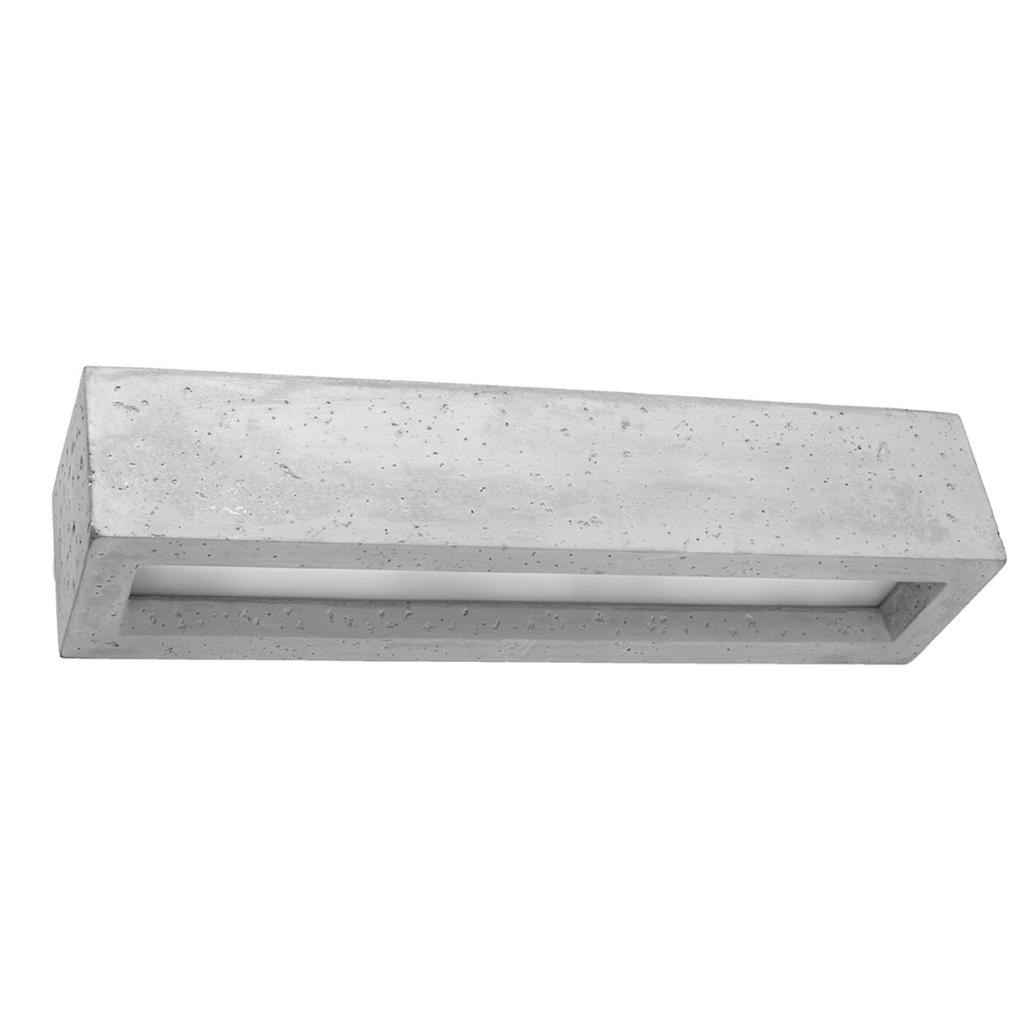 Kinkiet Vega 2 E27 Szary Beton Sollux Sl.0993