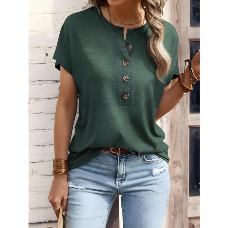 Spring Summer Women's Fashion Short Sleeve T-shirts Tops Clothing