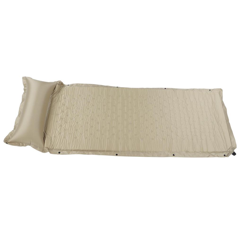 Karimata do spania Khaki Samopompujący Wodoodporny Pogrubiony Wytrzymały Poliester Pongee Materac kempingowy dla