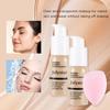 JULYSTAR Liquid Foundation Set Soft Matte Long Wear Waterproof Oil-Controlling Naturally Flawless Concealer Face Makeup Cosmetics with Beauty Sponge