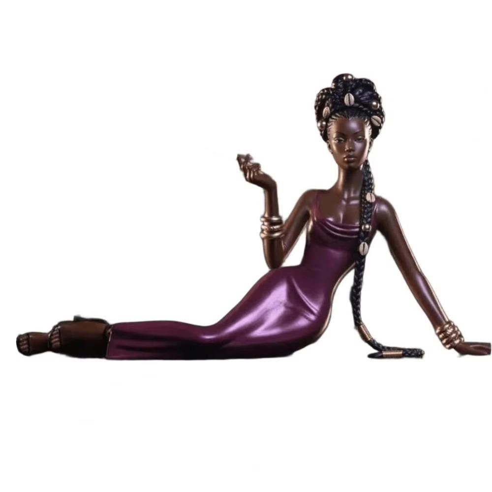 Creative Aroma Statue Stand Handcrafted Incense Burning Tray Women Figurine Incense Burner  Home