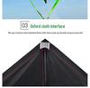 CCLIFE Large Prairie Kite - Easy-to-Fly Toy Kite for Children & Adults