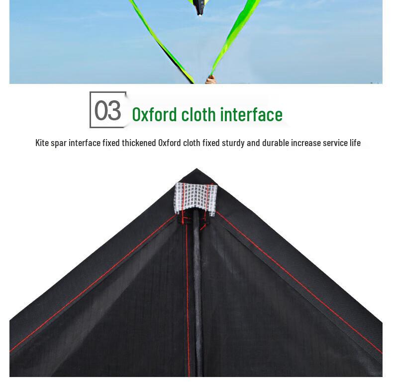 CCLIFE Large Prairie Kite - Easy-to-Fly Toy Kite for Children & Adults