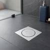 Removable Cover Grate Pedal Bounce Floor Drain Square Shower Drain Durable Floor Drain  Garage