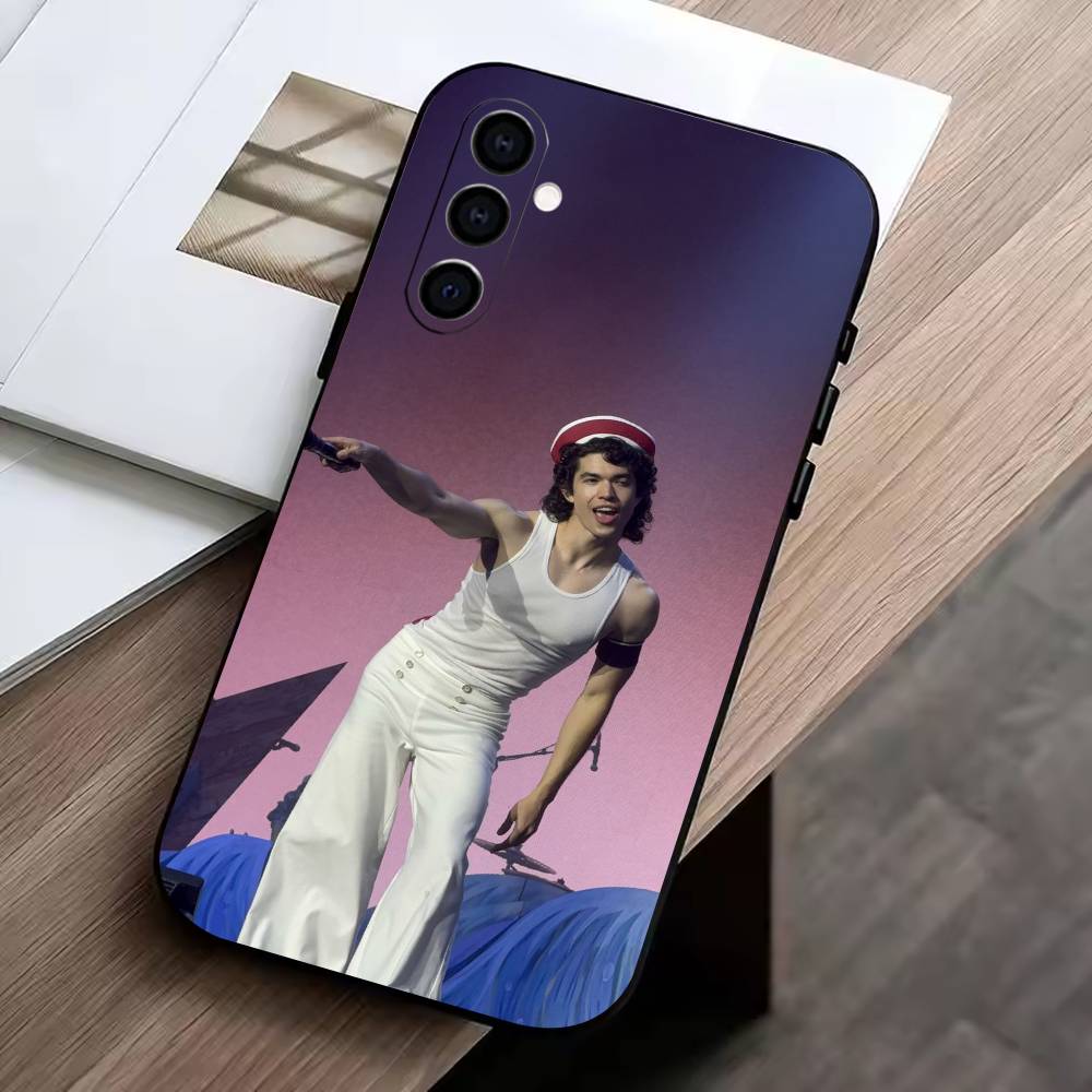 Conan Gray Wishbone Phone Case Black Silicone Soft For Samsung Galaxy A73,A72,A71,A70,A53,A52,A51